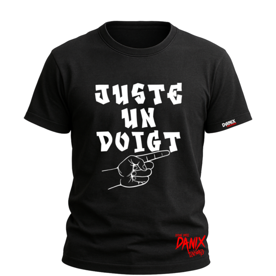 Tshirt Juste un doigt V2 [DANIX CENSORED]